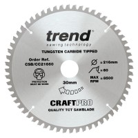 Trend CSB/CC21660 Craft Blade CC 216mm X 60t X 30mm £31.60